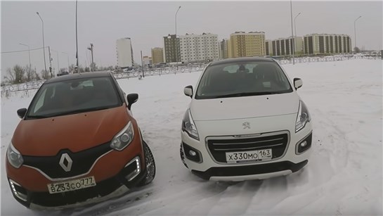 Анонс видео-теста Тест-драйв Peugeot 3008 или Renault Kaptur (2016). Кто здесь Кроссовер?