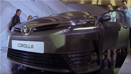 Анонс видео-теста Первый обзор новой Toyota Corolla 2016