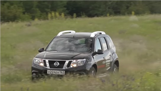 Анонс видео-теста Внедорожный тест-драйв Nissan Terrano и Renault Duster