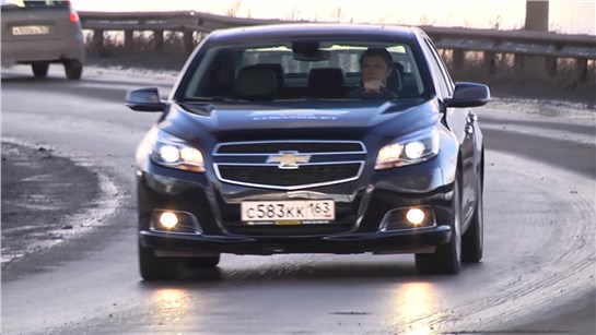 Анонс видео-теста Тест-драйв Chevrolet Malibu. Плюсы и минусы этого авто