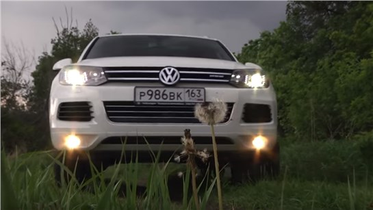 Анонс видео-теста Тест-Драйв обзор Volkswagen Touareg Hybrid. Что за гибрид?