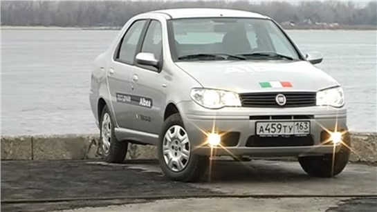 Анонс видео-теста Fiat Albea 1.4 MT с подвеской лучше Логана?