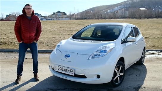 Анонс видео-теста Самый Доступный Электромобиль в России Nissan Leaf. Обзор. Тест. ХОЧУ!