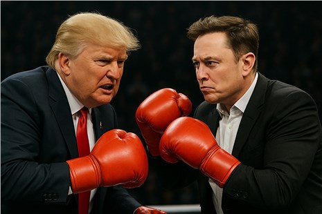 Анонс тест-драйва Конфликт между Трампом и Маском обрушил акции Tesla