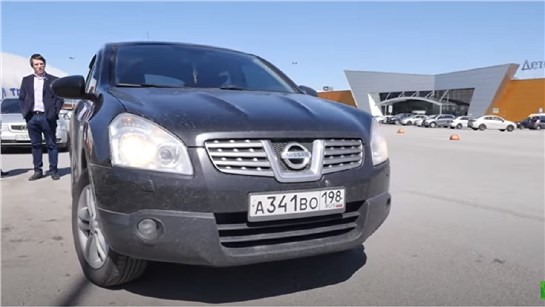 Анонс видео-теста Ниссан Кашкай ( Nissan Qashqai) 1.6 мкпп Работяга за 600 тыс. рублей