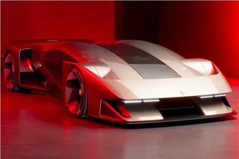 Анонс тест-драйва Ferrari показала виртуальный гиперкар, который можно купить