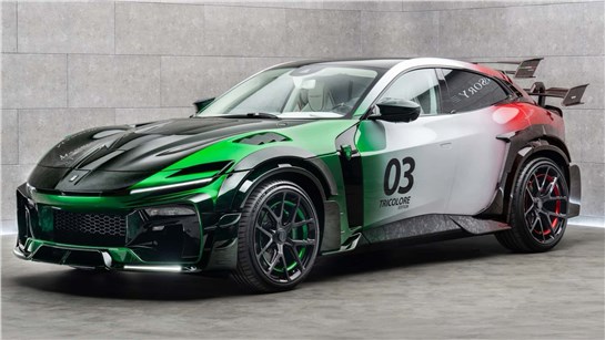 Анонс тест-драйва Mansory показала версию Ferrari Purosangue с двумя спойлерами