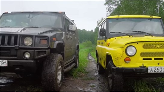 Анонс видео-теста Hummer H2 или УАЗ - кто лучше на бездорожье???