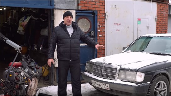 Анонс видео-теста 200 ЯПОНСКИХ CИЛ в 190-ый МЕРСЕДЕС / SWAP 3S-GE BEAMS MERCEDES