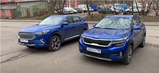 Анонс видео-теста Хавал против Киа - Ф7 и Селтос