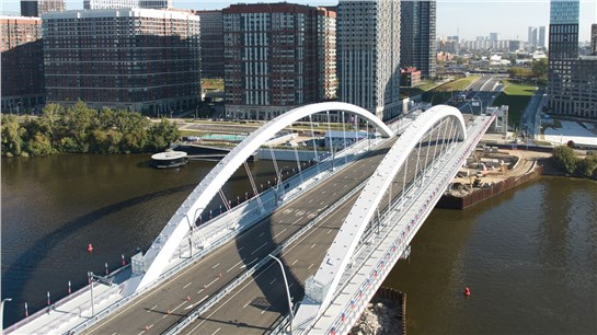 Анонс тест-драйва Новый мост имени Королева открыл прямой выезд из Филевской поймы на ТТК