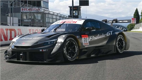 Анонс тест-драйва Honda анонсировала 650-сильный Prelude для Super GT