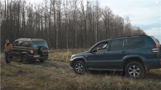 Анонс видео-теста НОВЫЙ УАЗ Патриот АВТОМАТ или БУ Тойота ПРАДО? Битва сравнение оффроад