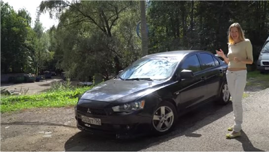 Анонс видео-теста Мицубиси Лансер зв 250 тр. БОЛЬ! Mitsubishi Lancer. Лиса рулит. Елена Лисовская