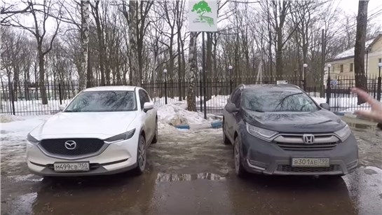 Анонс видео-теста Honda CR-V 5. Чем разочарован Павел Блюденов? Короткое сравнение с Mazda CX-5.