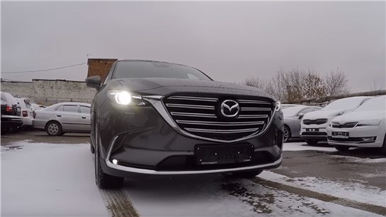 Анонс видео-теста Новая MAZDA CX-9 2017. Первый обзор авто в России. 8,6 сек турбо.