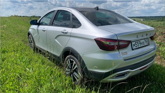 Анонс видео-теста Lada Vesta Cross AT 1.8 CVT - 17 дюймов на трассе