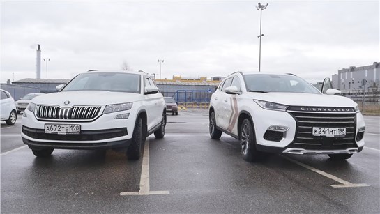 Анонс видео-теста Cheryexeed TXL Лишает Skoda Kodiaq пятой лапы