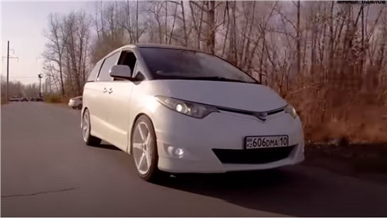 Анонс видео-теста Автобус в ахуе - Toyota Estima 3,5 V6 Aeras - Тачка Бро