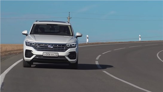 Анонс видео-теста Volkswagen Touareg ДИЗЕЛЬ - НА ХОДУ - тест драйв #2 - Александра Михельсона