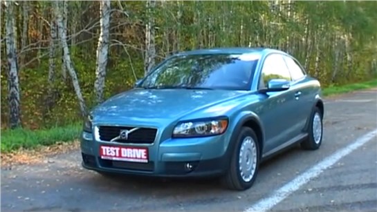 Анонс видео-теста Volvo C30 - тест с Александром Михельсоном