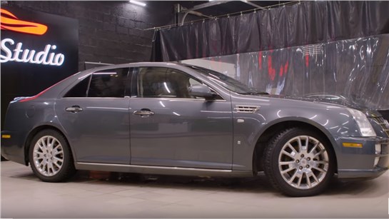 Анонс видео-теста Почему купил Cadillac STS 2008 4.6 V8 | Отзыв владельца Кадиллак СТС | Аналог Infiniti m35, E-Class