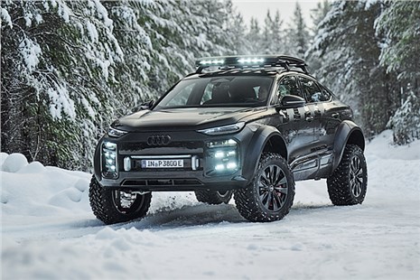 Анонс тест-драйва Audi Q6 e-tron offroad concept