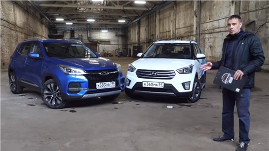 Анонс видео-теста Хендай Крета (Hyundai Creta) или Чери Тигго 4 (Chery Tiggo 4) тест драйв от Энергетика