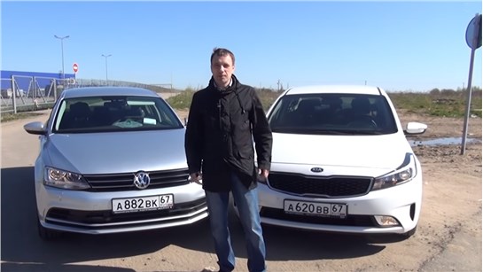 Анонс видео-теста КИА ЦЕРАТО (KIA CERATO) или ФОЛЬКСВАГЕН ДЖЕТТА (VOLKSWAGEN JETTA) что же купить обзор от Энергетика