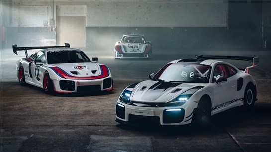 Анонс тест-драйва Porsche создал современный Slantnose на базе 911 GT2 RS