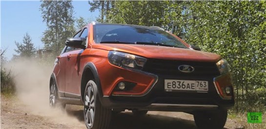 Анонс видео-теста Убиваем Lada Vesta SW Cross на оффроуде, Вариатор кипит!