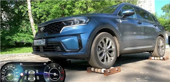 Анонс видео-теста Как гребёт Kia Sorento дизель и робот - чит суперстенда