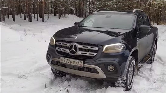 Анонс видео-теста Грузовик класса ЛЮКС. Дубасим на первом пикапе от Mercedes-Benz - X350d