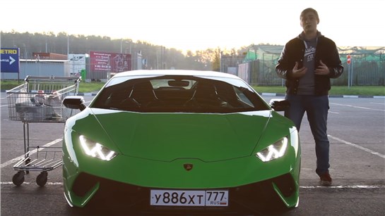 Анонс видео-теста Самая быстрая тачка в мире. Lamborghini Huracan Performante - тест-драйв