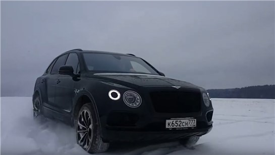 Анонс видео-теста Bentley Bentayga - черная и злая!