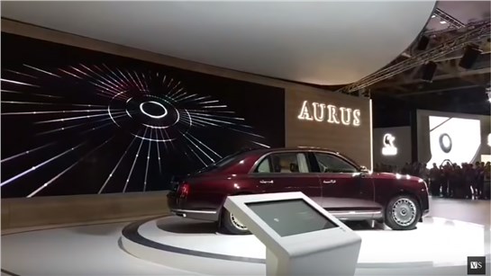 Анонс видео-теста Премьера проекта Кортеж - AURUS. Московский автосалон