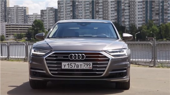 Анонс видео-теста НОВАЯ AUDI A8. Самый технологичный седан. Но не самый комфортный