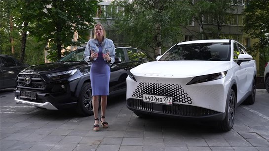 Анонс видео-теста Футуристичный китаец или строгий японец? OMODA C7 против RAV4