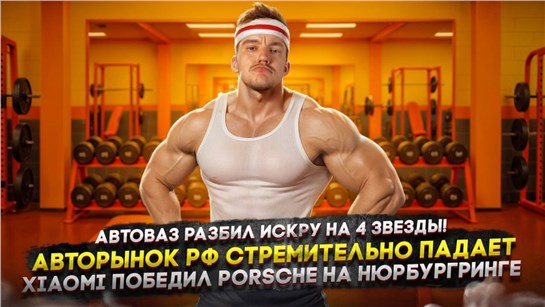Анонс видео-теста АвтоВАЗ разбил Искру на 4 звезды! | Авторынок РФ падает | Xiaomi победил Porsche на Нюрбургринге