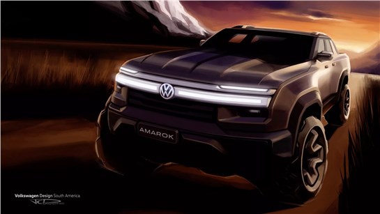 Анонс тест-драйва Volkswagen готовит новое поколение Amarok для Южной Америки