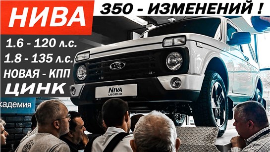 Анонс видео-теста tНовая НИВА ЛЕГЕНД 1.8 Новый МОТОР, ЦИНК, КПП, ПОДВЕСКА. Что с ВИБРАЦИЯМИ?