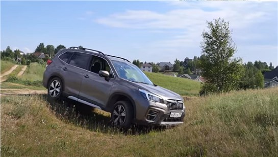 Анонс видео-теста Subaru Forester на бездорожье или нахрена такой бампер?????