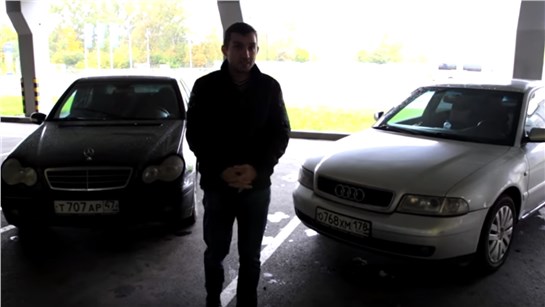 Анонс видео-теста A4 b5 vs w203. Audi против Mercedes. Такие разные , но такие одинаковые!