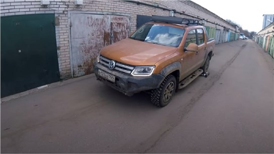 Анонс видео-теста Как гребет VW Amarok? Rival не боится ничего кроме...