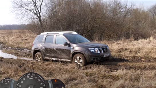 Анонс видео-теста Взял Nissan Terrano с дисками Renault Duster, попер по бездору!