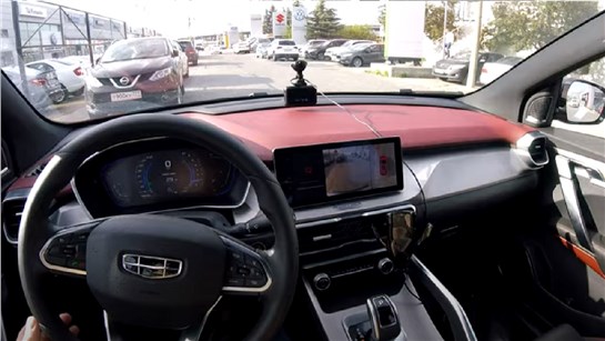 Анонс видео-теста Как Джили Кулрей паркуется автоматически?