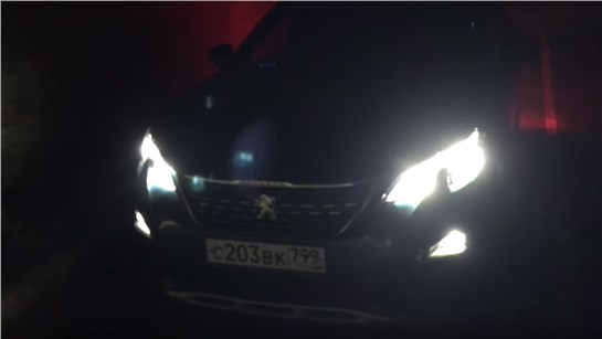 Анонс видео-теста Ночной обзор Peugeot 5008 - волшебство 3008 продолжается
