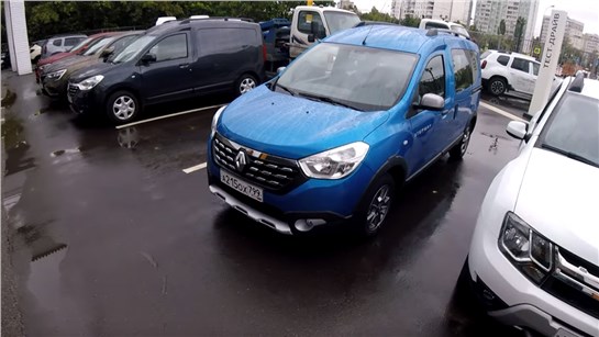 Анонс видео-теста Взял Renault Dokker Stepway - сквозь шторм!