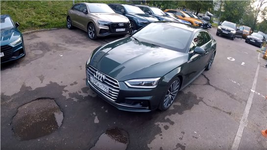 Анонс видео-теста Взял AUDI A5, приятно в пробочках стоять!