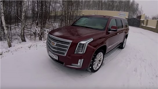 Анонс видео-теста Взял Cadillac Escalade - застрять не смог, попер по трассе!